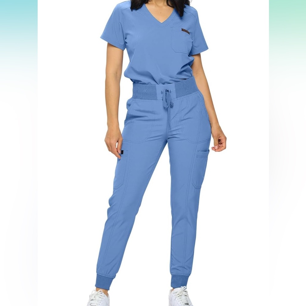 Ceil Blue Scrub Set